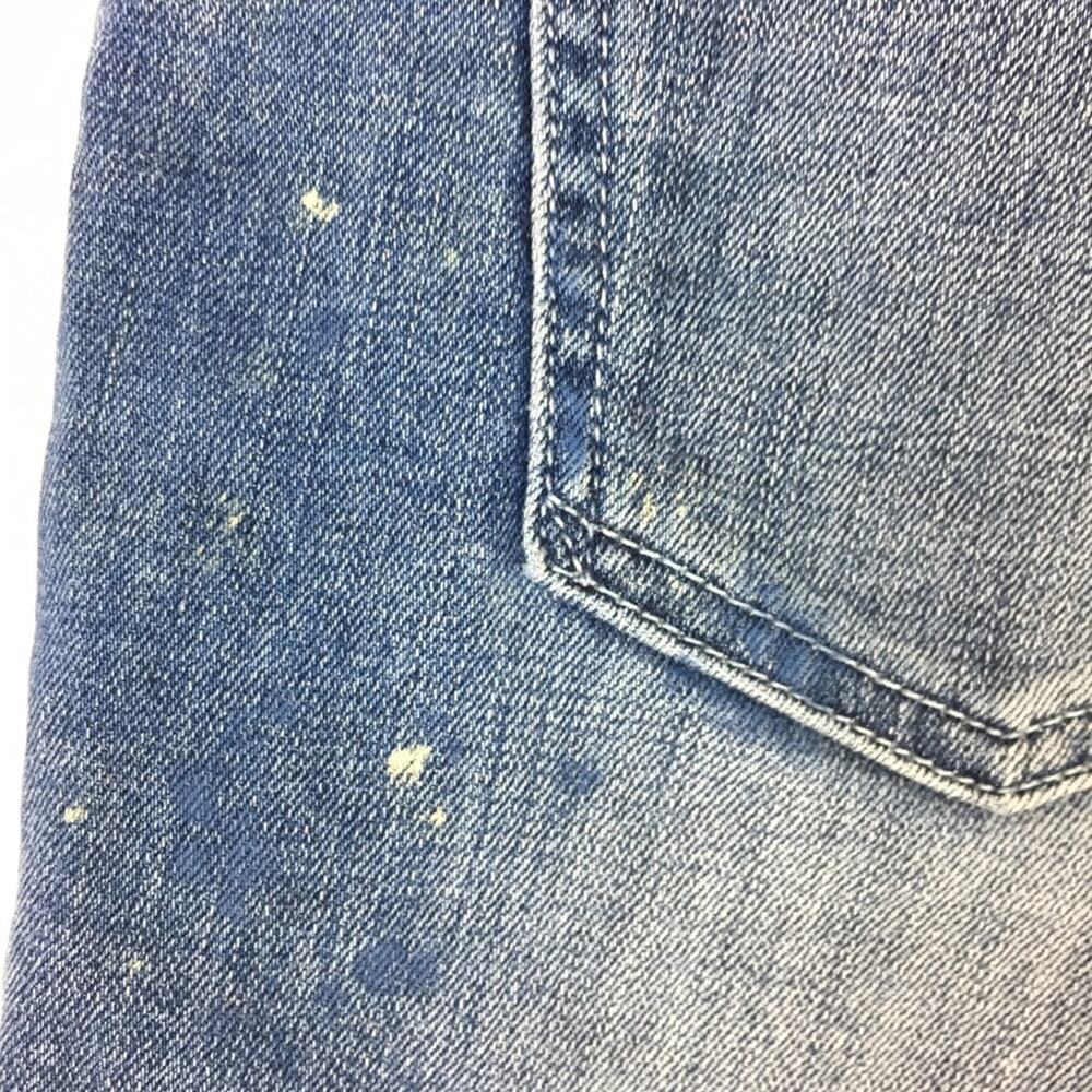 Holding Horses Blue Distressed Denim Boyfirend Shorts size 26 - Picture 5 of 7